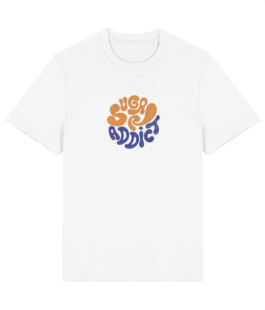 Tricou Sugar Addict cu design unic din bumbac organic 100.