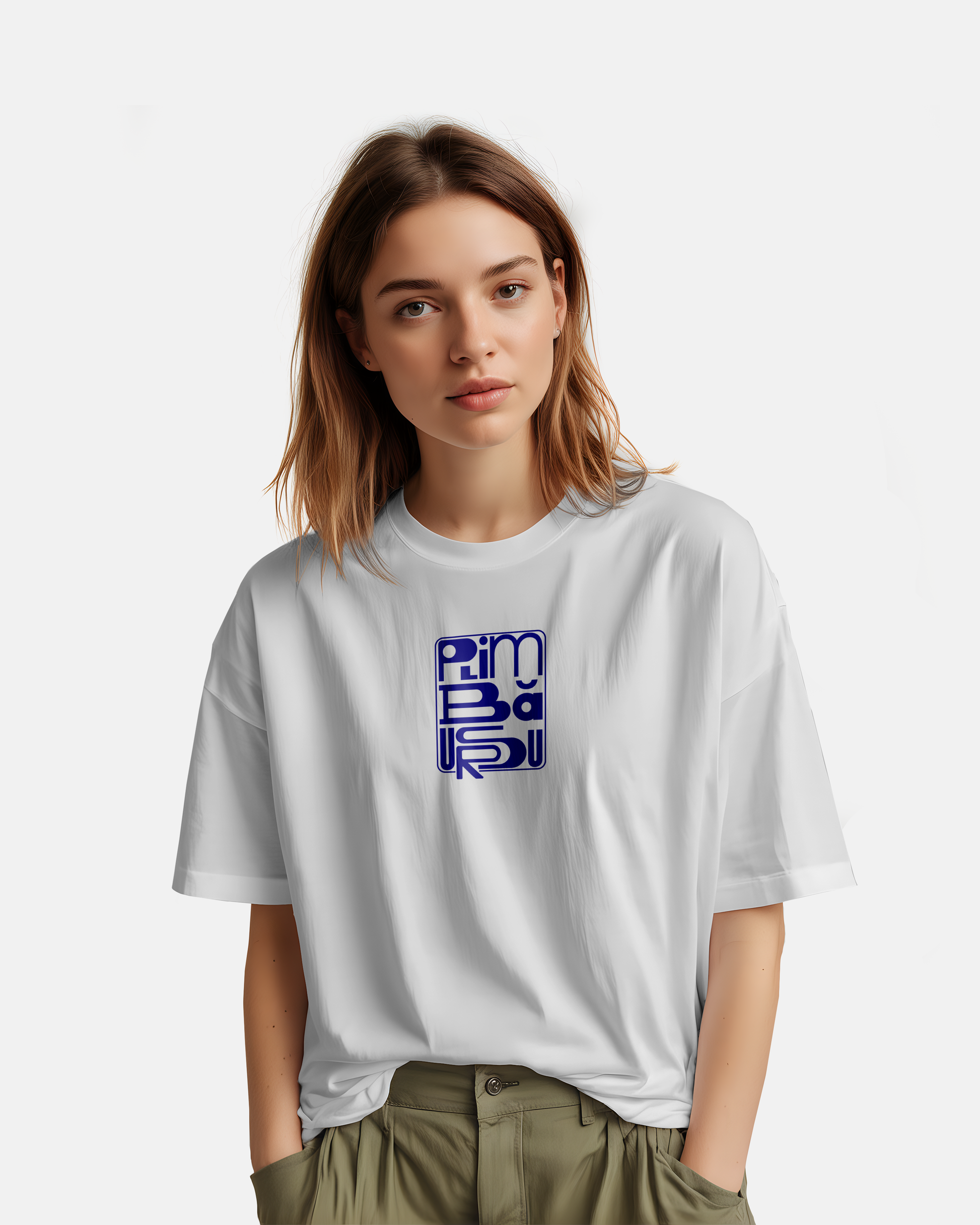 Tricou Plimba Ursu din bumbac organic, design unic cu litere desenate manual